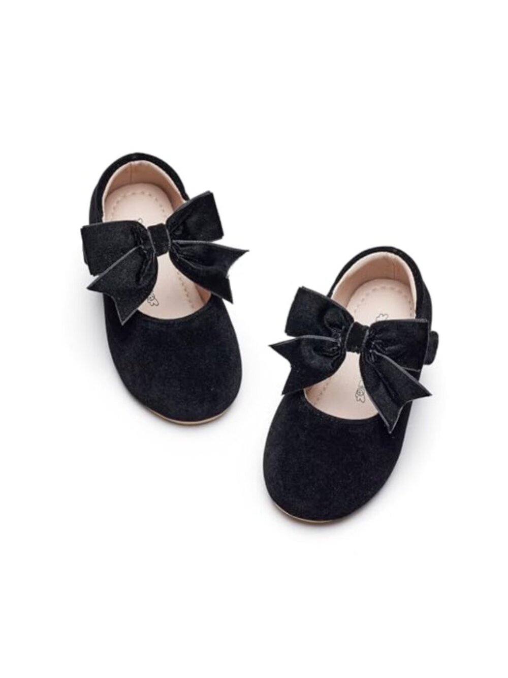 Toddler Girls Ballet Flats Mary Jane Dress Shoes for Wedding Party